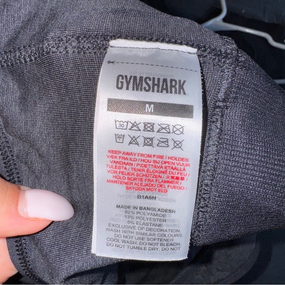 Gymshark Adapt Camo Seamless Sports Bra Black Medium - Picture 4 of 4